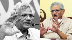  மார்க்சிஸ்ட் கம்யூனிஸ்ட் கட்சியின் பொதுச்செயலாளர் சீதாராம் யெச்சூரி காலமானார்!