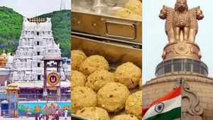 திருப்பதி லட்டில் மாட்டு கொழுப்பு? ரிப்போர்ட் கேட்கும் மத்திய அரசு! பரபரப்பு 