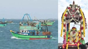 நாகப்பட்டினம் கடலில் மிதந்த தங்கமீன்கள்.. மலைத்து போய் பரவசமான நாகை மீனவர்கள்.. சூப்பர்ல