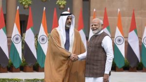  செம்ம!  அபுதாபி பட்டத்து இளவரசரின் முதல் இந்திய பயணம்!  எத்தனை ஒப்பந்தங்கள் கையெழுத்து தெரியுமா?