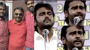  கேப்டன் விஜயகாந்த் கையை பிடித்து நடக்கணும்னு  ஆசையா இருக்கு! வெடித்து விம்மிய விஜய பிரபாகரன் 