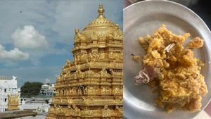 லட்டுக்குள் கிடந்த குட்கா கவர், சிகரட் துண்டு! அதிரவைத்த வீடியோ! திருப்பதி லட்டுக்கு என்னதான் ஆச்சு?