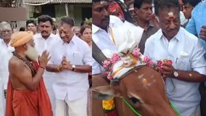  கோவை கோவிலில் ‛பசு தானம்’.. ஓ பன்னீர் செல்வம் செய்ததை கவனிச்சீங்களா.. ஓபிஎஸ்ஸின் கணக்கு தான் என்ன? 