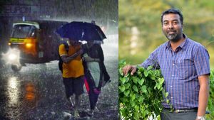 சென்னையை சுத்து போடும் மழை மேகங்கள்.. நைட் வெளியே போகும் போது கவனம்..  வெதர்மேன் கொடுத்த அலர்ட் 