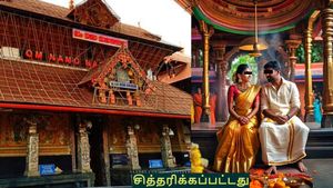 ஆவணி கடைசி ஞாயிறு.. ரெக்கார்டு அடிச்ச குருவாயூர் கோயில்..  ஒரே நாளில் 356 திருமணங்கள் 