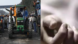 விவசாயிகள் போராட்டம் நடைபெறும் ஹரியானா எல்லையான கன்வரில் விவசாயி தற்கொலை.. உருக்கமான தகவல் 