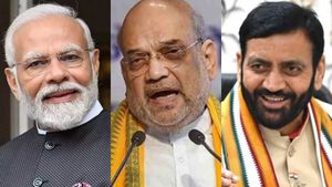 மோடி, அமித்ஷா, 14 பாஜக 'முதல்வர்கள்' அணிவகுக்க... ஹரியானா முதல்வராக நயாப் சிங் சைனி நாளை பதவியேற்பு! 