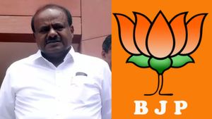 சென்னபட்டணா சிக்கல்.. கூட்டணியிலுள்ள குமாரசாமிக்கும், பாஜகவுக்கும் பத்திகிச்சே! 