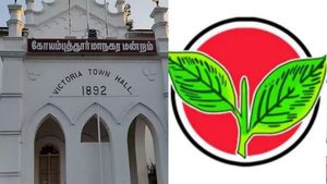 தலையில் முக்காடு போட்ட அதிமுகவினர்.. கோவை மாநகராட்சி கூட்டத்தில் ஒரே சலசலப்பு.. என்ன நடந்தது? 