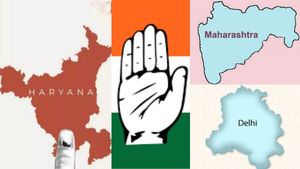 ஹரியானா அடியில் காங்கிரஸ் முழிச்சிடுச்சாம்.. மகாராஷ்டிரா 'தலைக'ளுக்கு வாய்ப்பூட்டு போட்ட டெல்லி! 