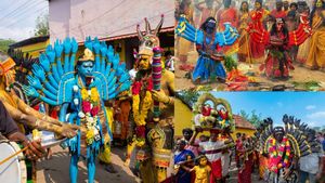 வீடு தேடி ஆடி வரும் தெய்வங்கள்.. பக்தர்களின் நேர்த்தி கடனால் தென்மாவட்டங்களில் களைகட்டிய குலசை தசரா 