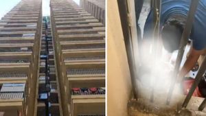 27வது மாடியில் இருந்து விழுந்த 3 வயது குழந்தை.. நொய்டாவில் அதிர்ச்சி 