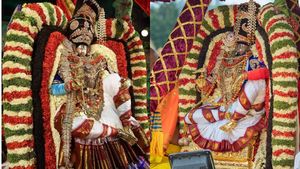 திருப்பதி பிரம்மோற்சவம்! ஆண்டாள் சூடிக் கொடுத்த மாலை, கிளி அணிந்து மோகினியாய் வந்த மலையப்ப சுவாமி 