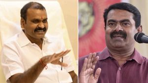 விசிக - நாம் தமிழர் கூட்டணி? திருமாவை முதல்வராக்குவோம் - டோன் மாறிய சீமான்! எல் முருகனுக்கு பதிலடி 