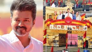 தொண்டர்களால் திணறும் விக்கிரவாண்டி.. தவெக முதல் மாநில மாநாடு தொடங்கியது! என்ட்ரி கொடுக்கும் விஜய்