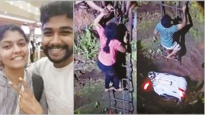  எர்ணாகுளம் அருகே கிணற்றுக்குள் பாய்ந்த கார்.. புதுமண தம்பதியை உயிர் தப்ப வைத்த சின்ன விஷயம் 
