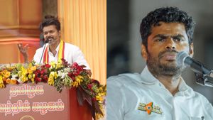 இருமொழிக் கொள்கைதான் என பேசிய விஜய்.. லண்டனில் இருந்து சீறிய அண்ணாமலை.. என்ன சொன்னார் பாருங்க 