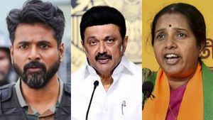 'அமரன்' பெட்ரோல் குண்டுவீச்சு விவகாரம்.. அரசியலுக்காக மெளனம் காக்கும் ஸ்டாலின்.. வானதி குற்றச்சாட்டு 