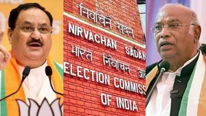 விதிமீறிய பாஜக - காங்கிரஸ்! நட்டா - கார்கேவுக்கு புதிய சிக்கல்.. தேர்தல் ஆணையம் அதிரடி நோட்டீஸ் 