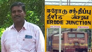 ஈரோட்டில் பாடம் நடத்தி கொண்டிருந்தபோதே மாரடைப்பு.. கிளாஸ் ரூமிலேயே பிரிந்த அந்தியூர் ஆசிரியரின் உயிர்