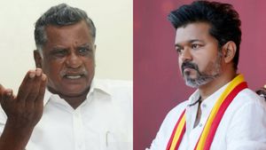 அரைத்த மாவையே.. அத்தைக்கு மீசை முளைத்தால் சித்தப்பா...நடிகர் விஜய் தவெக குறித்து முத்தரசன் கிண்டல்! 