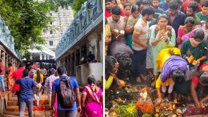 பெருமாளுக்கு உகந்த சனிக்கிழமை! திருமலை திருப்பதியில் உண்டியல் காணிக்கை எவ்வளவு தெரியுமா? 