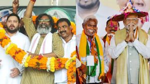 ஜார்கண்டில் ட்விஸ்ட்.. பாஜகதான் ஆட்சி அமைக்கும்.. ஜேஎம்எம் - காங் வாய்ப்பில்லை.. சிஎன்என் நியூஸ்18 