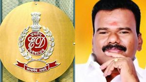 புதுக்கோட்டையில் பாஜக நிர்வாகி முருகானந்தம் வீட்டில் ED ரெய்டு! 7 கார்களில் வந்த 15 அதிகாரிகள் சோதனை 