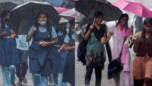  கனமழை எதிரொலி.. விடுமுறை அறிவிப்பு வெளியானது! நாளை இந்த மாவட்டங்களில் பள்ளி, கல்லூரிகளுக்கு லீவு