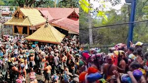 சரணம் ஐயப்பா.. களைகட்டியது சபரிமலை- 2 நாட்களில் 83,429 பக்தர்கள் தரிசனம்- இலங்கையிலும் விரதம்! 