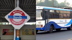 திருப்பதியில் ஓடும் பஸ்சில் திடீரென கயிறைக் கட்டிய இளைஞர்.. அடுத்து நடந்த சோகம்! பயணிகள் அலறல் 