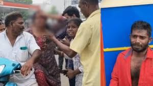 மனைவியின் தலையில் 