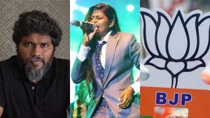  ஐ ஆம் சாரி ஐயப்பாவா? பா.ரஞ்சித், இசைவாணியை புடிச்சு ஜெயில்ல போடுங்க சார்! பரபர புகார் கொடுத்த பாஜக!