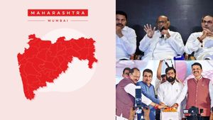 மெஜாரிட்டி இல்லை..  மகாராஷ்டிராவில் பாஜக - காங்கிரஸ் கூட்டணிக்கு ஷாக் தந்த கருத்து கணிப்பு 