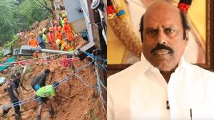 திருவண்ணாமலையில் மீட்புப் பணிகளை மேற்கொள்வதில் சிக்கல்.. 7 பேரின் நிலை என்ன? - அமைச்சர் எ.வ.வேலு 
