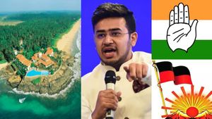 கச்சத்தீவை இலங்கைக்கு தாரைவார்த்த காங்கிரஸ்- திமுக.. லோக்சபாவில் பாஜக எம்பி தேஜஸ்வி சூர்யா சாடல் 