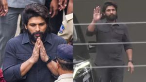 புஷ்பா 2 நெரிசலில் பெண் பலி! அல்லு அர்ஜுனிடம் துருவி துருவி விசாரணை! பவுன்சர் கைது 