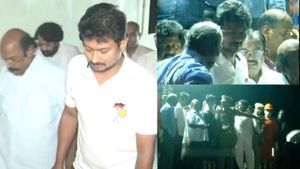 திருவண்ணாமலையில் உயிரிழந்த 7 பேர் குடும்பங்களுக்கு தலா ரூ.5 லட்சம் நிவாரணம்.. உதயநிதி ஸ்டாலின் 