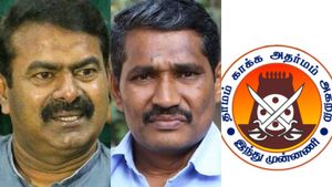  கோவை குண்டுவெடிப்பு குற்றவாளி தியாகியா? சீமான், வன்னியரசுவின் கேவல அரசியல்! சாடிய இந்து முன்னணி!