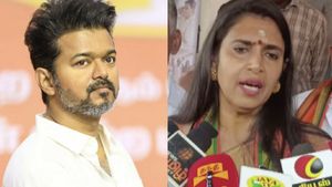 திமுகவின் கூட்டணி மைனஸ் ஆகிவிடும்.. ”விஜய் வாயில் சர்க்கரை போடுவேன்”.. நடிகை கஸ்தூரி பரபரப்பு பேச்சு 