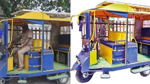 கோவை ஆயுள் தண்டனை கைதி கண்டுபிடித்த சோலார் ஆட்டோ.. ஒரு மணி நேரம் சார்ஜ் போட்டால் 80 கிமீ பயணிக்கலாம்