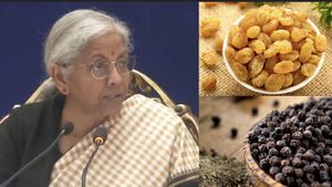 மிளகு, உலர் திராட்சையை விவசாயிகளே விற்றால் ஜிஎஸ்டி விலக்கு! நிதியமைச்சர் நிர்மலா சீதாராமன் அறிவிப்பு