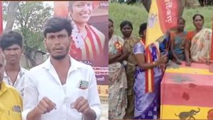  தவெக கொடியை இறக்கிய பெண்.. கட்சில சேர்ந்து 2 மாசம்தான் ஆச்சு! திமுக ப்ளான் என்று சொல்லும் தவெகவினர்