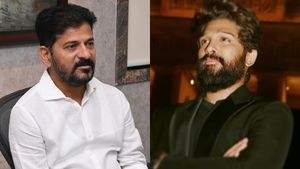 தெலுங்கானா முதல்வரை சந்தித்த அல்லு அர்ஜூனின் அப்பா! 'வாய்ப்பில்லை ராஜா' கறார் காட்டிய ரேவந்த் ரெட்டி! 