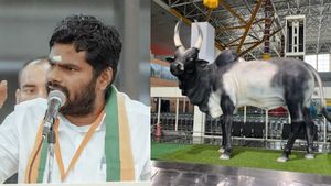 “காங்கயம் காளை சிலையை, காங்கயத்திலேயே வைக்க அனுமதி இல்லையா?” அண்ணாமலை கேள்வி 