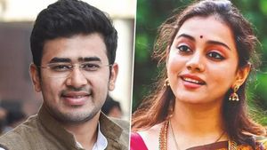 பாஜக தேஜஸ்வி சூர்யா திருமணம்.. தமிழக பாடகி சிவஸ்ரீ ஸ்கந்த பிரசாத்தை கரம் பிடிக்க உள்ளதாக தகவல் 