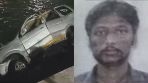  சென்னை துறைமுகத்தில் கடலுக்குள் பாய்ந்த கார்.. பல மணிநேர தேடுதலுக்கு பின் டிரைவரின் உடல் மீட்பு