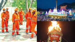 திருவண்ணாமலை கார்த்திகை தீப திருவிழா.. குவியும் பக்தர்கள்.. தயார் நிலையில் தேசிய பேரிடர் மீட்பு படை 