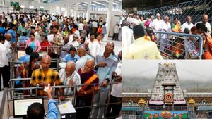 திருப்பதியில் கூண்டில் பக்தர்கள் ஒருத்தரும் அடைக்கப்படலை! வரிசையும் சர்ரு சர்ருனு மூவ் ஆச்சு! 