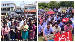 கோவை ஐடி ஊழியர்கள் டிஸ்மிஸ்! காஞ்சிபுரம் சாம்சங் தொழிலாளர்களை பாருங்க.. சிஐடியு அட்வைஸ் 